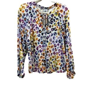 DESOTO Colorful  Print Women’s Top NWT